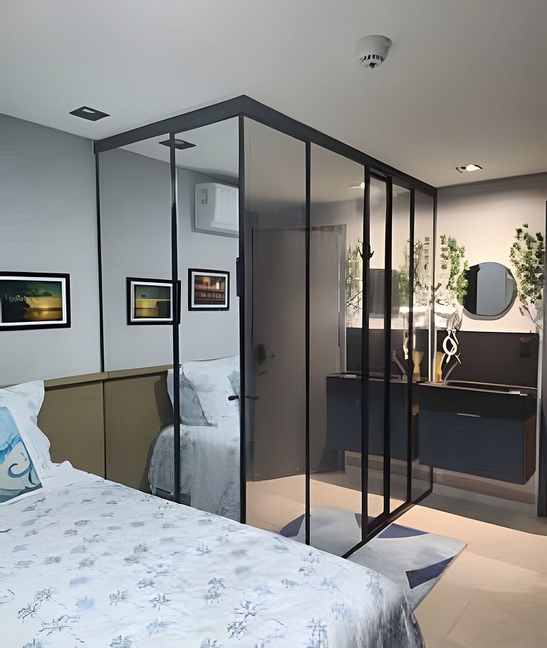 Apto 106 Flat com Jacuzzi.