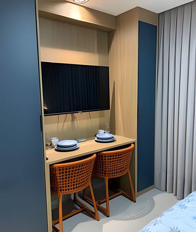 Apto 106 Flat com Jacuzzi.