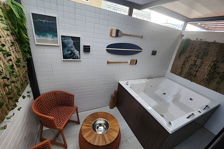Apto 106 Flat com Jacuzzi.