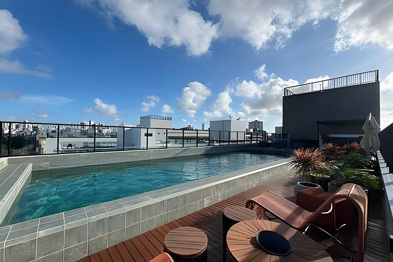 Apto 106 Flat com Jacuzzi.