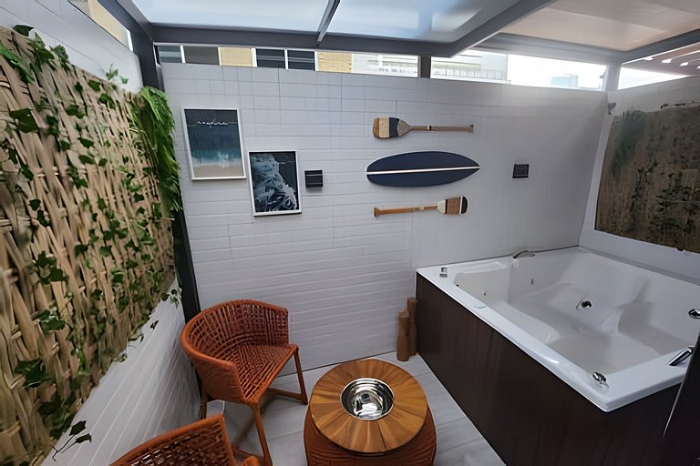 Apto 106 Flat com Jacuzzi.