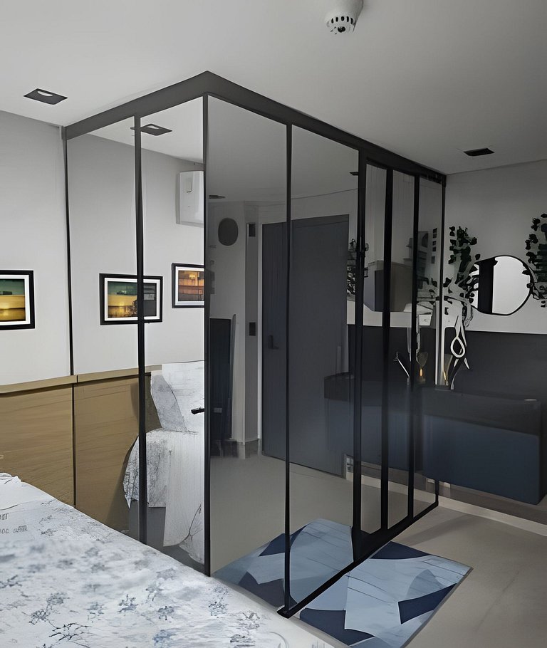 Apto 106 Flat com Jacuzzi.