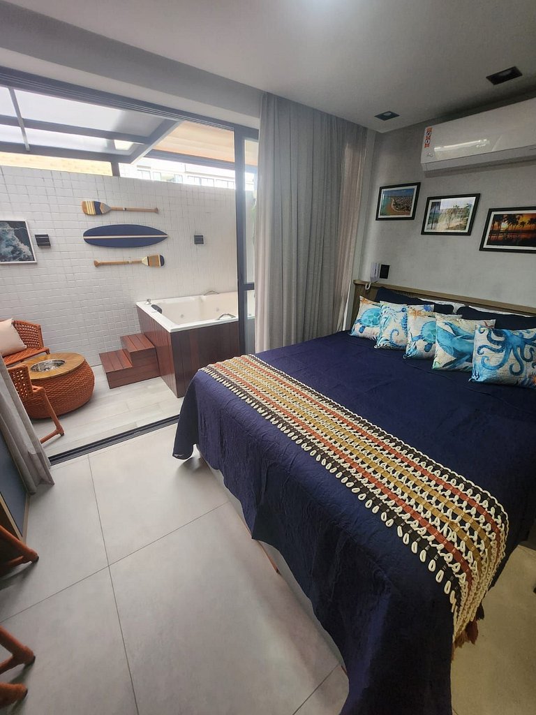 Apto 106 Flat com Jacuzzi.
