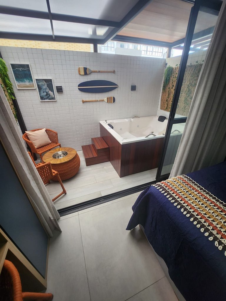 Apto 106 Flat com Jacuzzi.
