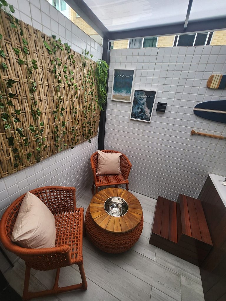 Apto 106 Flat com Jacuzzi.